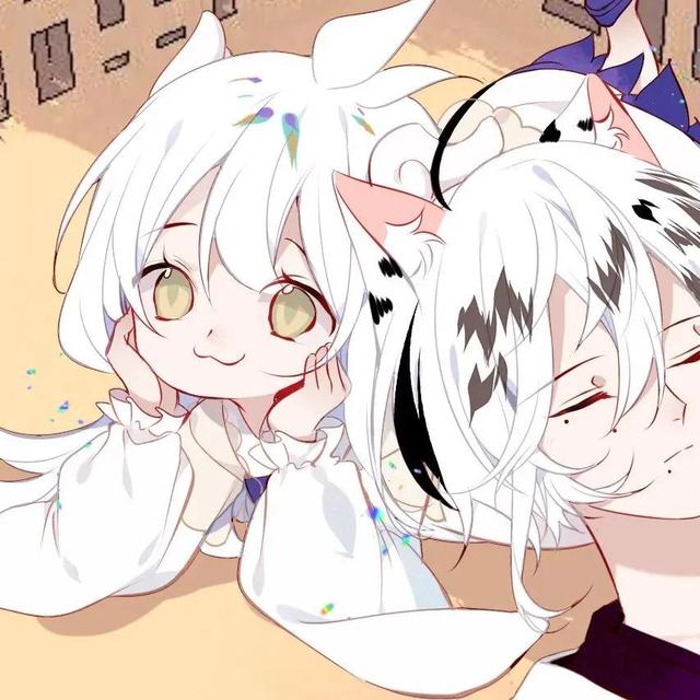 动漫情侣头像ins高级质感，动漫情头#ins微信（好看的动漫情头丨“满眼都是你”）