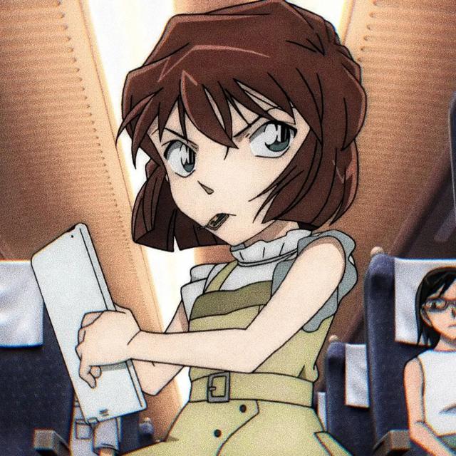 名侦探柯南里面的小哀头像，100张灰原哀头像合集