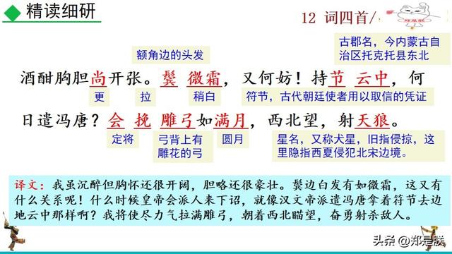 江城子密州出猎拼音版，江城子密州出猎古诗词拼音版（江城子·密州出猎.苏轼.课文+诵读·+课件+知识点）