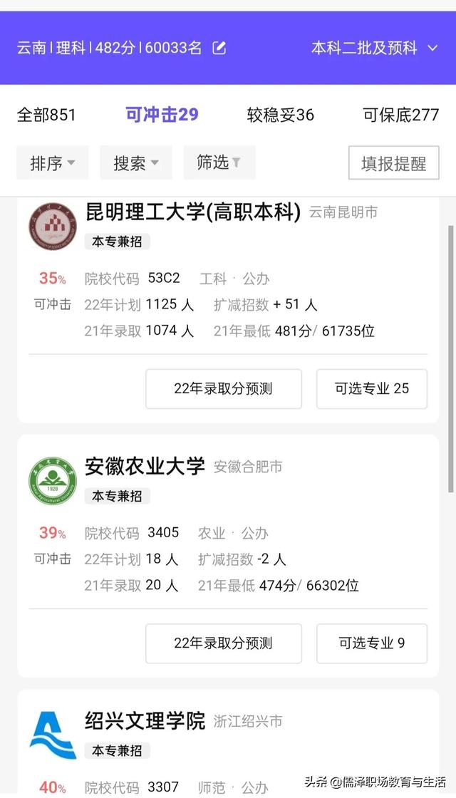 高考模拟填报志愿怎么填报，模拟高考志愿填报系统怎么填（快速选择院校的办法及填报辅助程序）