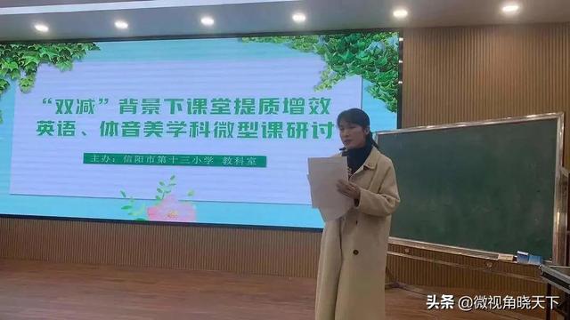 玩转微课 助力课堂，微课教学设计优秀模板（信阳市第十三小学）