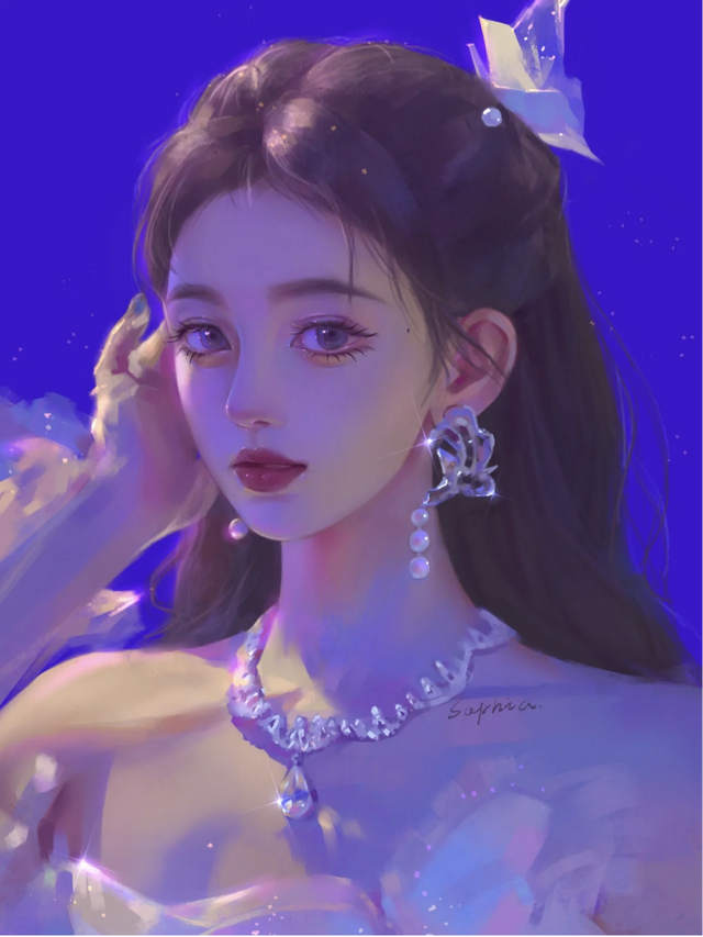 女生手绘头像。微信，女生手绘头像。（超有灵气的手绘女生头像）