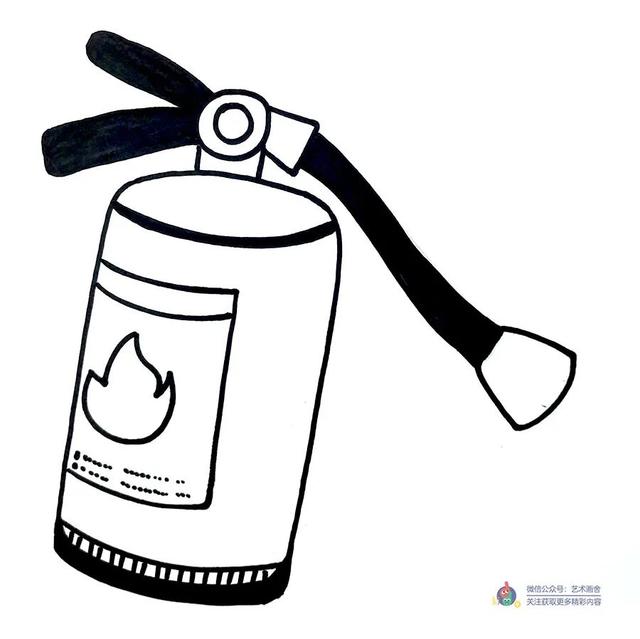 消防员灭火简笔画，消防员灭火简笔画图片大全（综合创意画--呲呲呲）