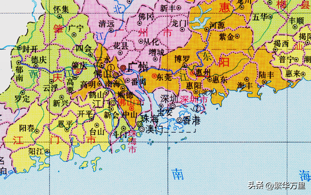 广东有哪些城市，广东省内的二级城市有哪些（珠海市为何只有3个区）