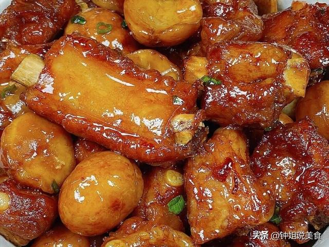 板栗烧排骨的做法步骤，这样做一盘板栗烧排骨
