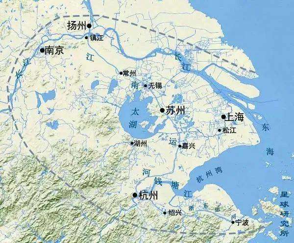 苏杭地图位置图片