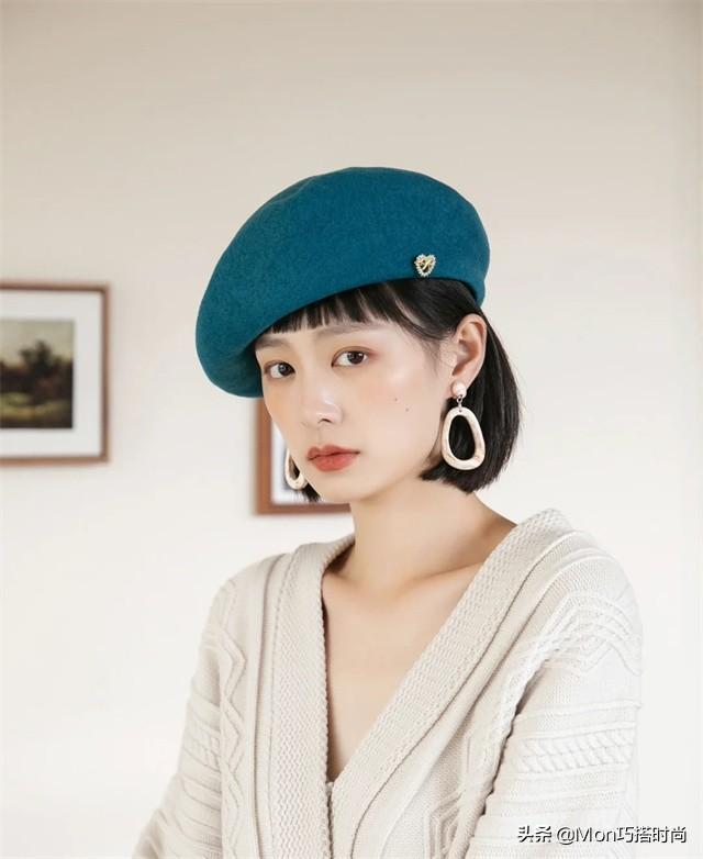 贝雷帽的戴法，贝雷帽的戴法视频（这是一顶能从春戴到夏的帽子）