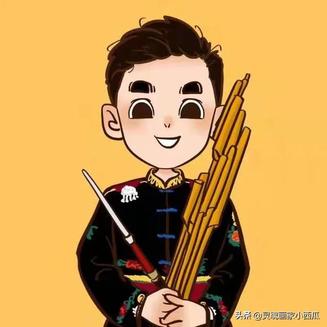 普通的头像微信，普通的头像（手绘的卡通微信头像）