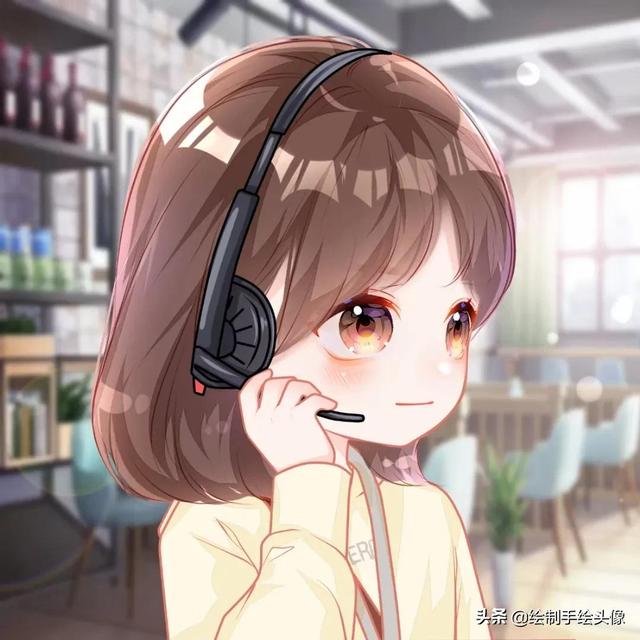 小女孩卡通头像，可爱小女生卡通头像微信（又甜又可爱的女生卡通头像）