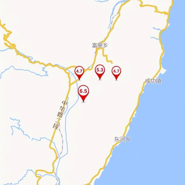 台湾海峡最深多少米，台湾海峡多长（台湾6.5级地震）