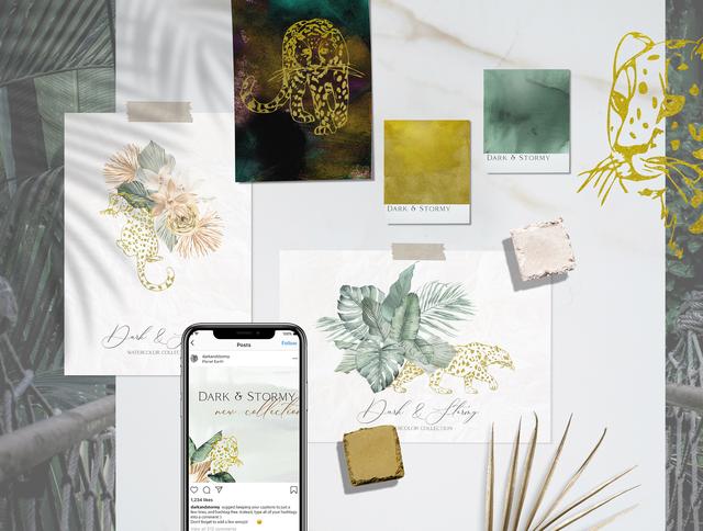 滴水观音价格，北欧插画丨梦幻般的热带雨林（滴水观音价格1.5米）