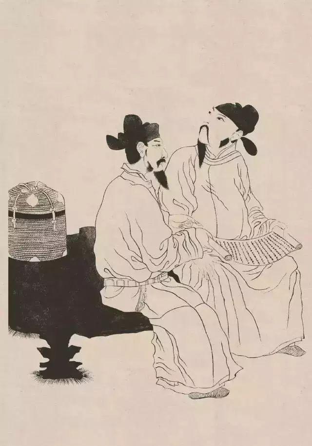 中国古代人物画，中国名画人物作品（中国古代人物白描画120幅欣赏）