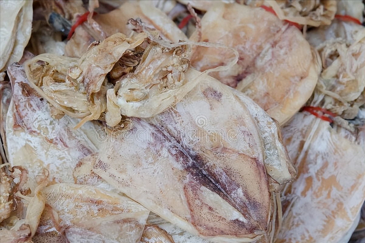 【泡发干鱿鱼】