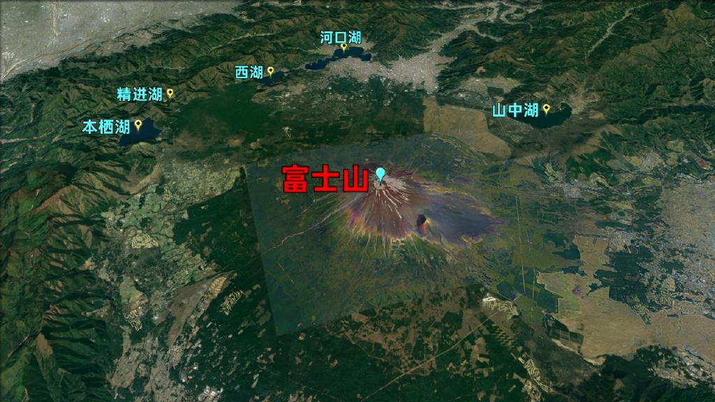 富士山在哪里？位于日本本州岛中南部