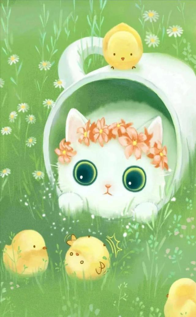 小动物头像可爱卡通，可爱卡通动物头像微信（可爱卡通动物手机壁纸）