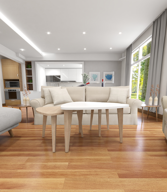 1,木地板家具配色指南,除了要考虑颜色,更要注意这一点