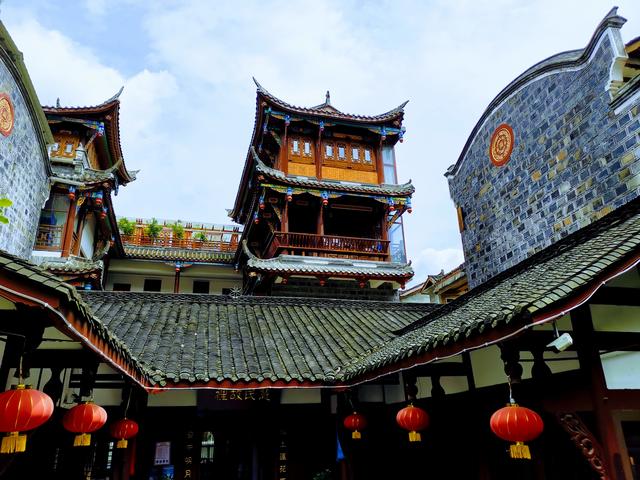 彭州太阳湾风景区，彭州太阳湾景区下雪（<5>彭州·海窝子古镇）