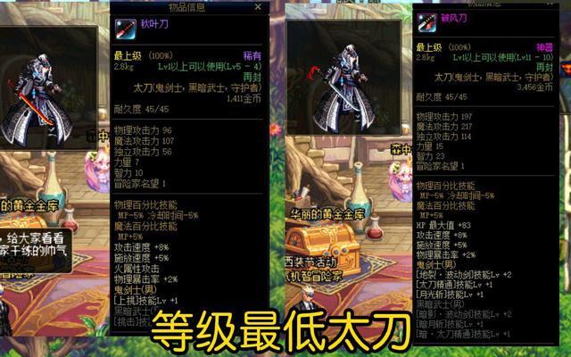 dnf比较难出的装备，DNF：这才是最独特装备