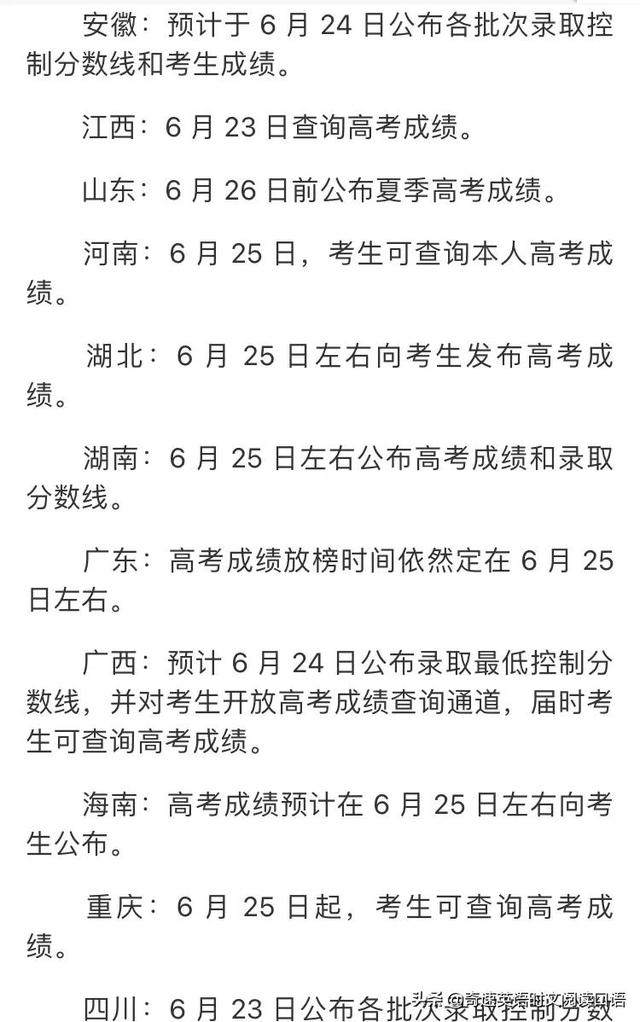 辽宁省高考成绩发布时间公布，辽宁省高考查分时间2022年具体时间入口（全国各省高考分数查询网址及志愿填报）