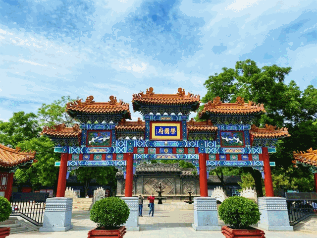 红楼魅力景区正定荣国府
