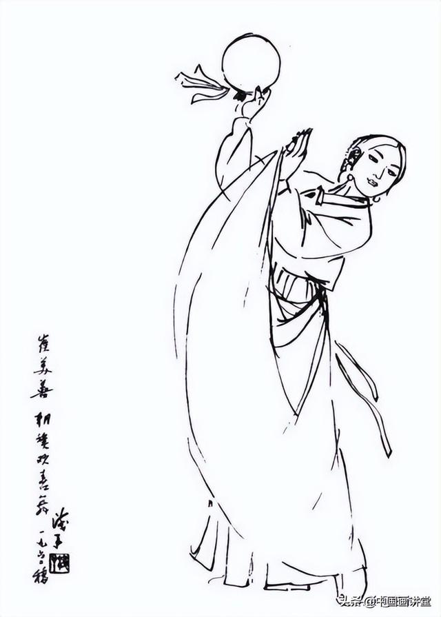 叶浅予速写手稿，叶浅予老先生的传神速写手稿