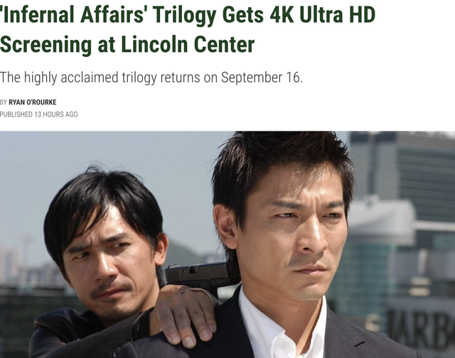 美版无间道叫什么名字，美版的无间道（9月16日将率先登录纽约林肯中心）
