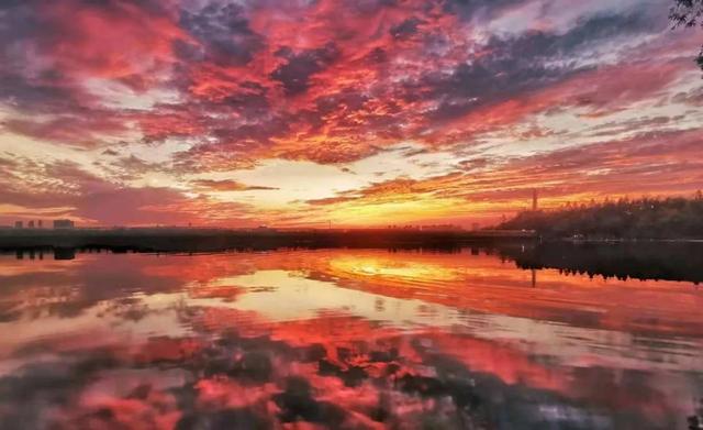 霞光万丈的下一句是什么，落日晚霞的唯美句子（诗词鉴赏-预卜明朝天色好）