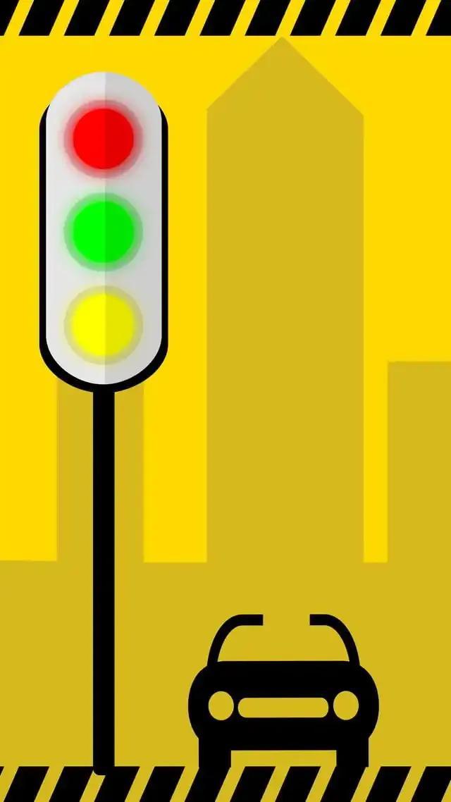 而不是加速通过路口!黄灯亮时,车身驶过停止线的车可以继续通行.