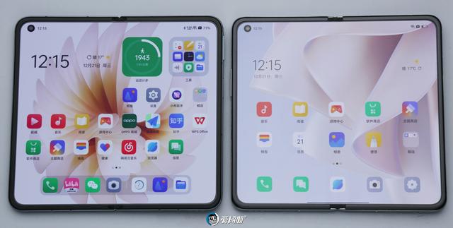 oppofindn评测，OPPO Find N对比三星（7999元起的“最小大折叠”）
