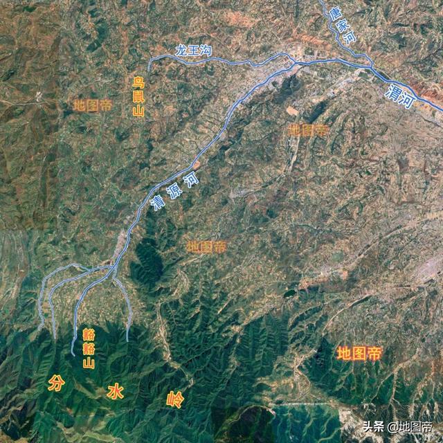 渭河平原在哪里，渭河平原在哪里地图（才知古今源头不同）