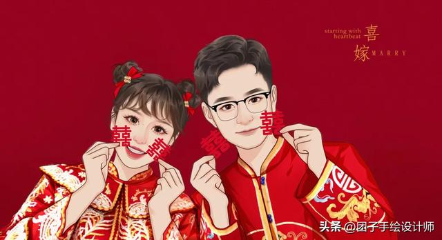 爆款情侣头像 一人一半动漫，情侣头像动漫一人一半微信（幸福甜蜜的卡通情侣头像）