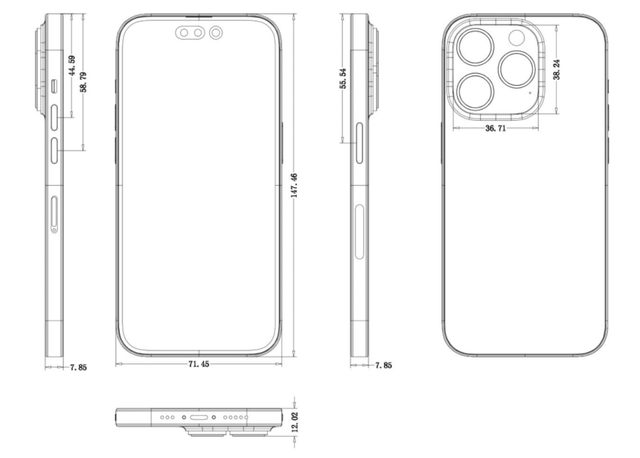 iphone13pro尺寸长宽高厘米，iphone13pro机身尺寸（iPhone）
