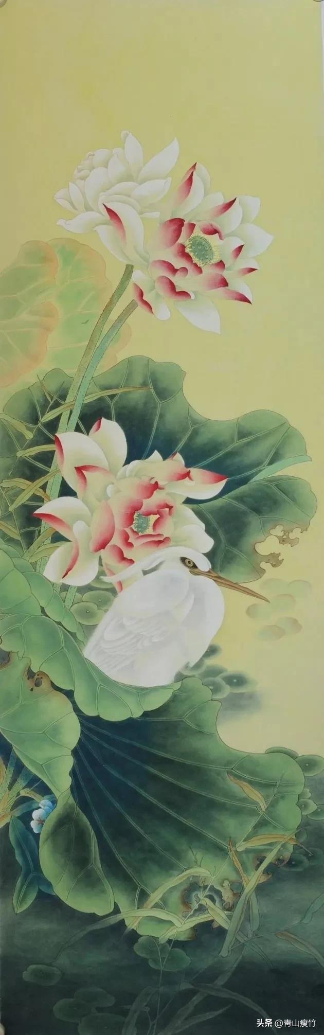 花鸟画作品欣赏，立体横幅小写意花鸟画100幅（精品花鸟画30幅，欣赏）