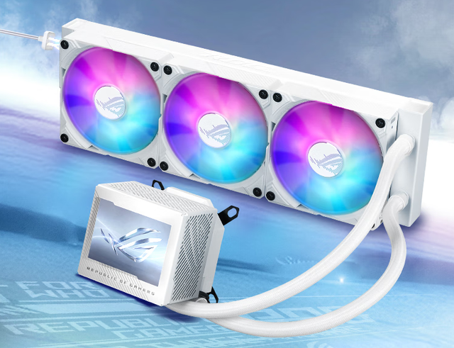 rog机械键盘白色，ROG龙神3代白色版水冷加入618大促