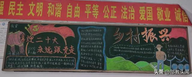 推广普通话手抄报资料，推广普通话手抄报内容资料（武冈洞庭学校“推广普通话、喜迎二十大”主题黑板报、手抄报比赛）