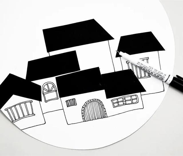 简笔画枫叶怎么画，简笔画枫叶怎么画好看（秋季特色艺术课《秋天的小村庄》）