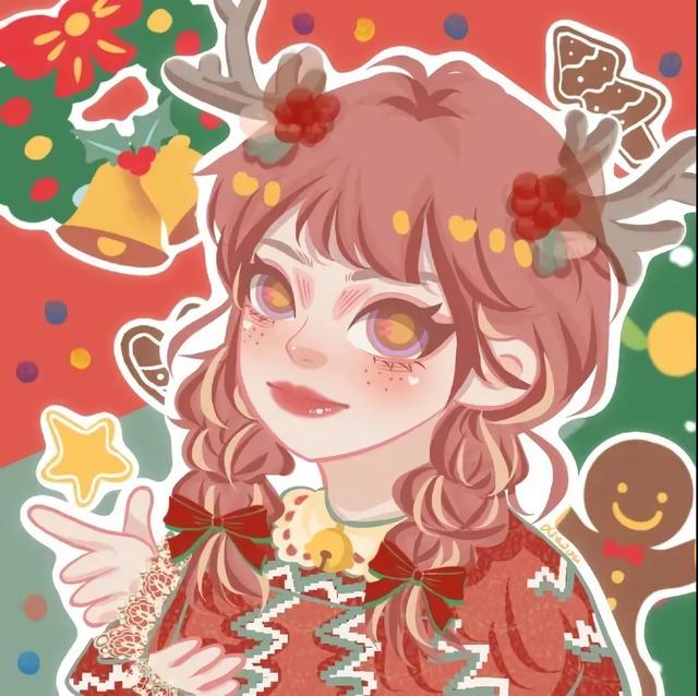 可爱卡通图片女孩甜美，啊啦 可爱卡通图片女生微信（超可爱的手绘女生头像）