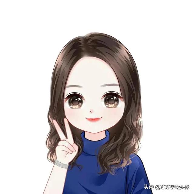 女生微信头像卡通，卡通微信女生头像（卡通可爱的女生头像）