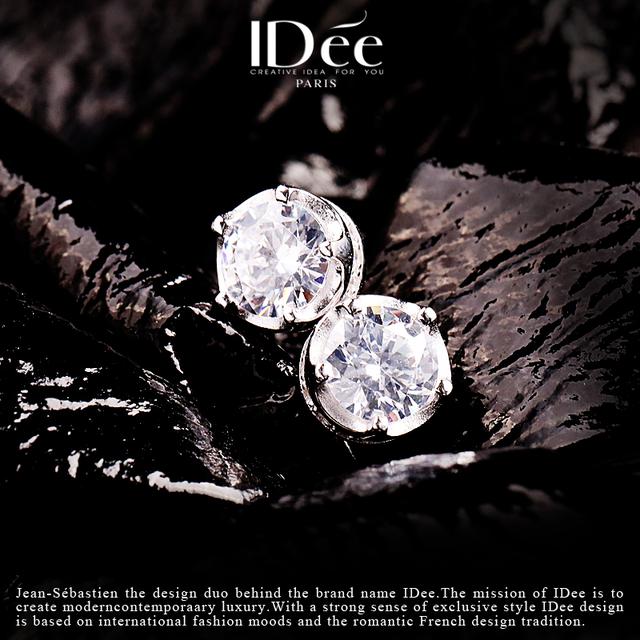 银耳钉的鉴别方法介绍，怎么分辨是不是银耳钉（越是经典——法国IDee闪钻银耳钉情侣款配饰）