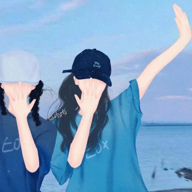 玲娜贝儿星黛露闺蜜头像，闺蜜头像系列?星黛露与玲娜贝儿✨?画师:别抢我的烧烤（微信闺蜜头像，苦短／甜长）