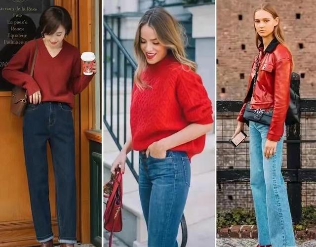 红色衣服搭配，红色衣服搭配什么颜色鞋子（5种适合红色的色彩搭配方式）