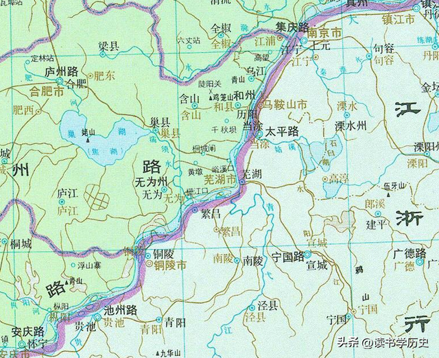 安徽芜湖在地图上的位置，了解安徽省芜湖市从古到今的历史变迁