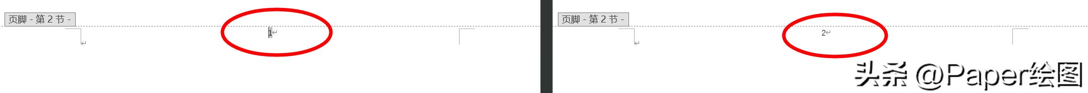 页码从第三页开始为1怎么设置，Word第三页开始设置页码为1