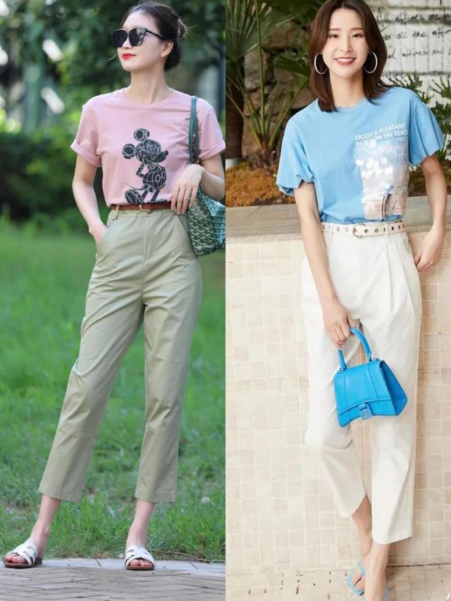 腿粗穿什么裤子显瘦，腿粗的女孩子穿什么裤子会比较显瘦（选裤子记得考虑“九分裤”）