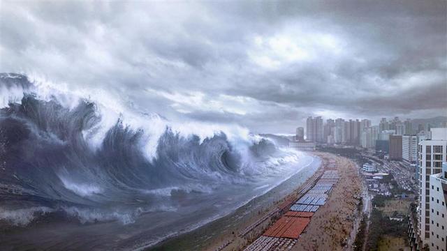 最大的海啸图片
