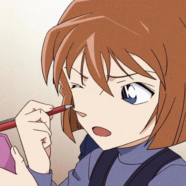 名侦探柯南里面的小哀头像，100张灰原哀头像合集