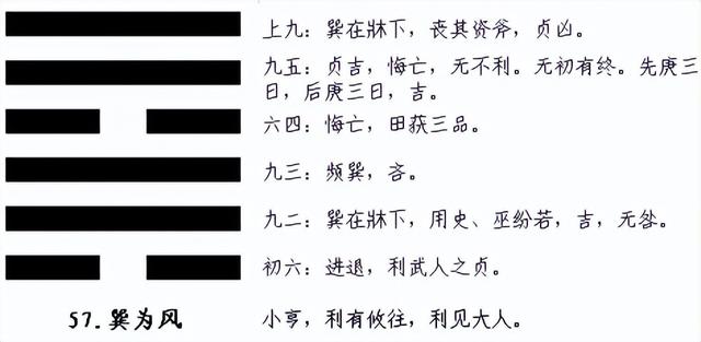 八卦巽卦代表什么，《周易本义》之巽卦