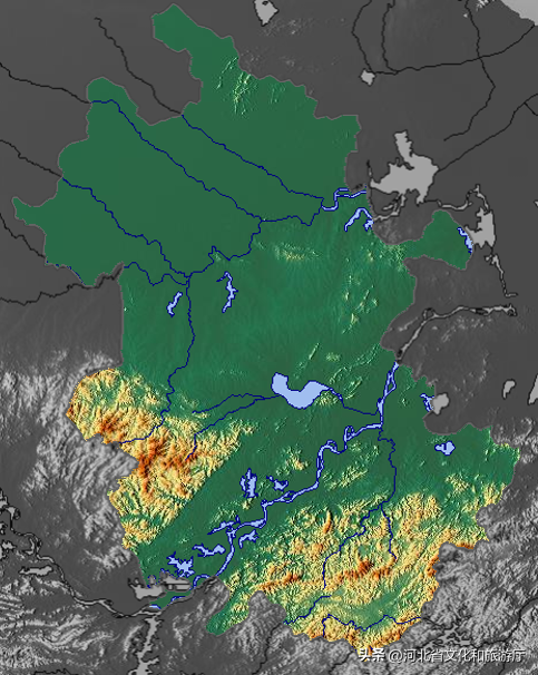 东北地图高清版大图，东三省地图（中国34省区市三维地形图来了）