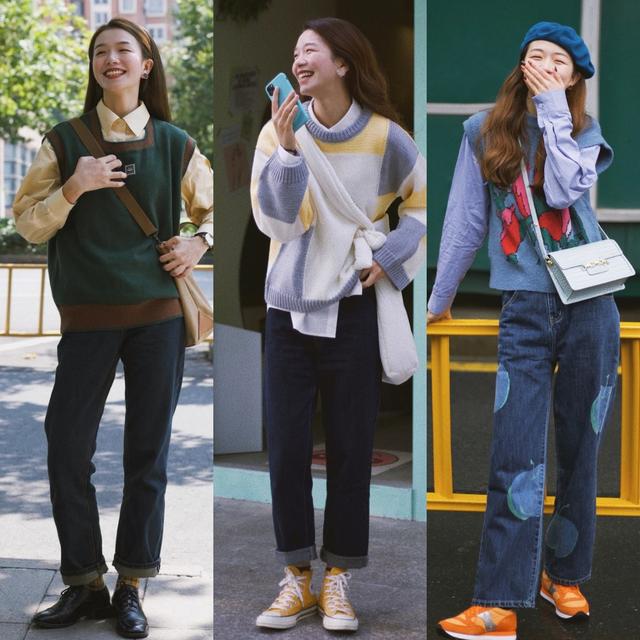 牛仔裤搭配什么样的上衣，牛仔裤搭配什么样的上衣冬天男（但要选对了上衣、配色才更时髦洋气）