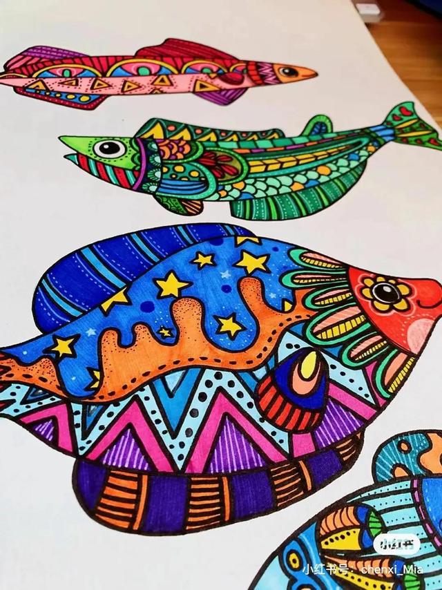 秋天最简单的画，简单秋天的简笔画方法（50张马克笔色彩丰富的秋天主题装饰画）